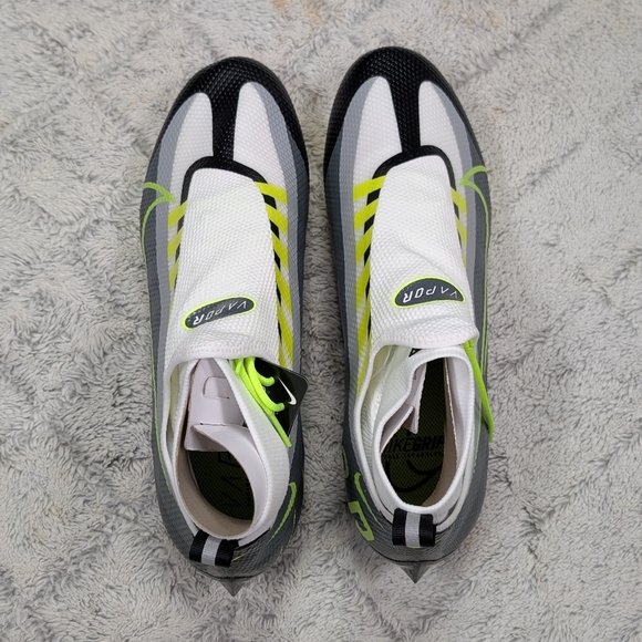 Nike Vapor Edge Pro 360 Football Cleats Black Gray Volt Mens Sz 12 DQ3670-071 main image 6